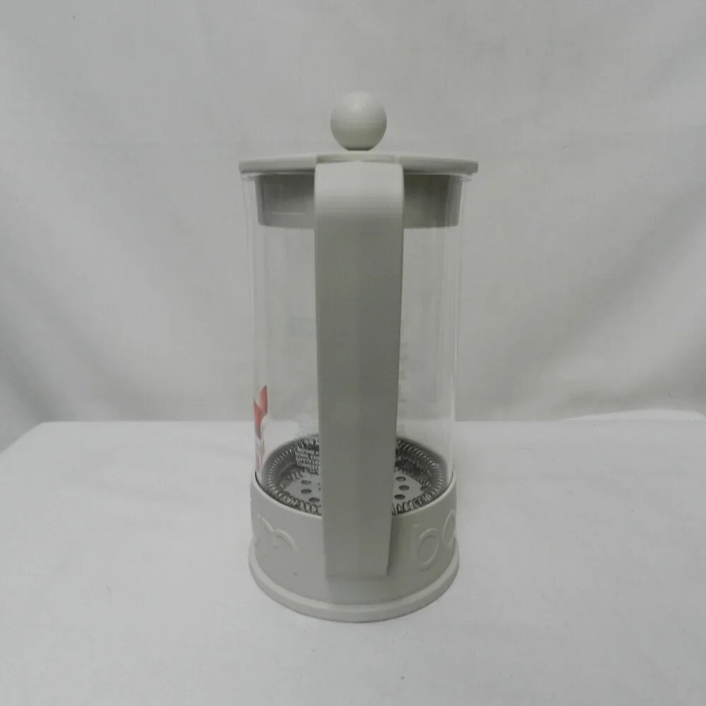 Bodum Brazil Classic Glass Coffee Press 3 cups 24 ounces  Off White Cream NEW